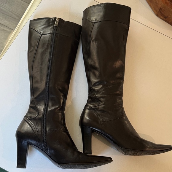 Nando Muzi Italian leather Knee-High Boots - Picture 4 of 7
